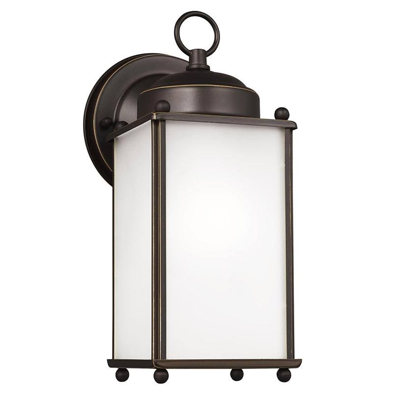 Black One Light Outdoor Wall Lantern Q7331