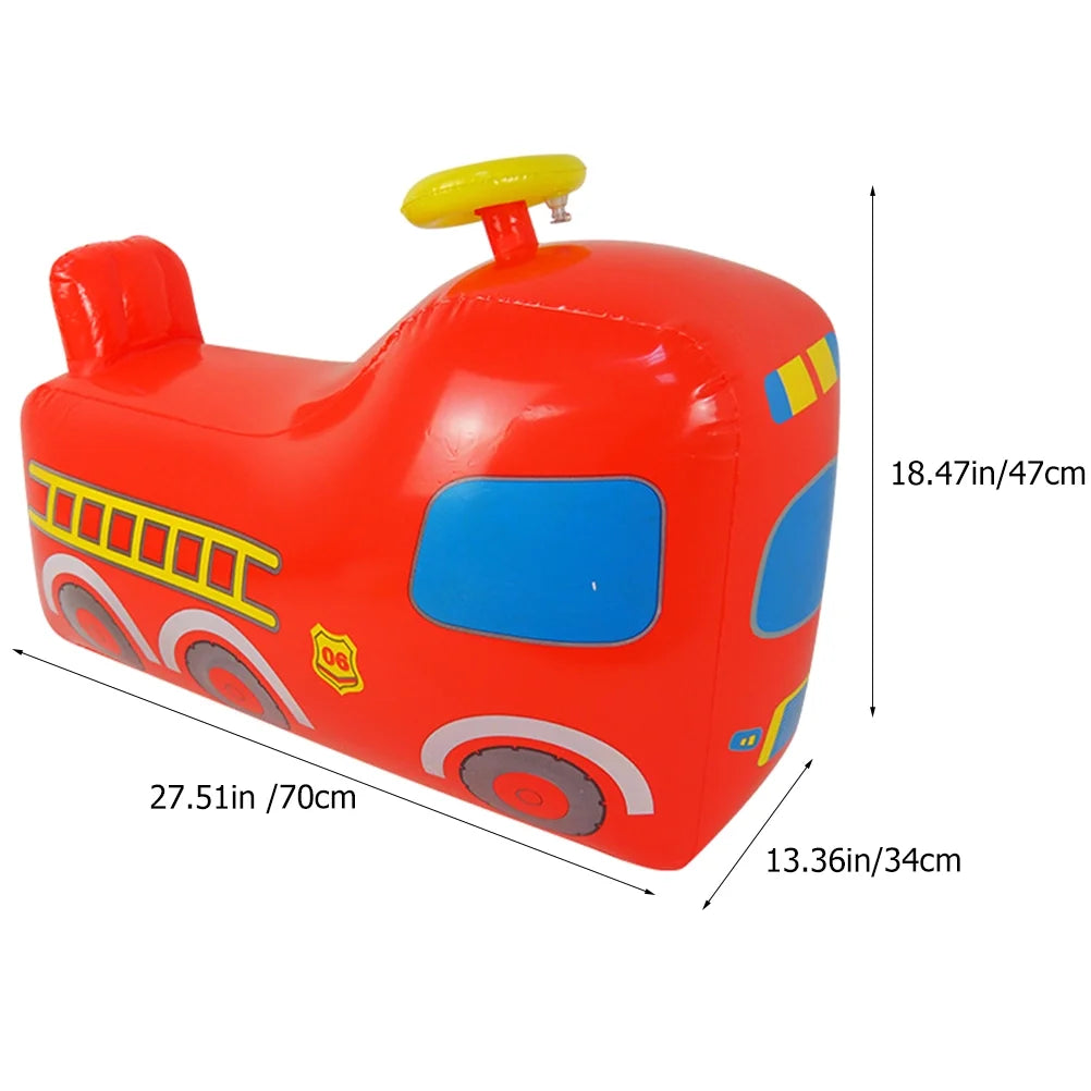 Inflatable Fire Car Kids Toy Z891690