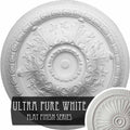38 3/8x22OD x 2 7/8x22P Ceiling Medallion (Ultra Pure White) D605