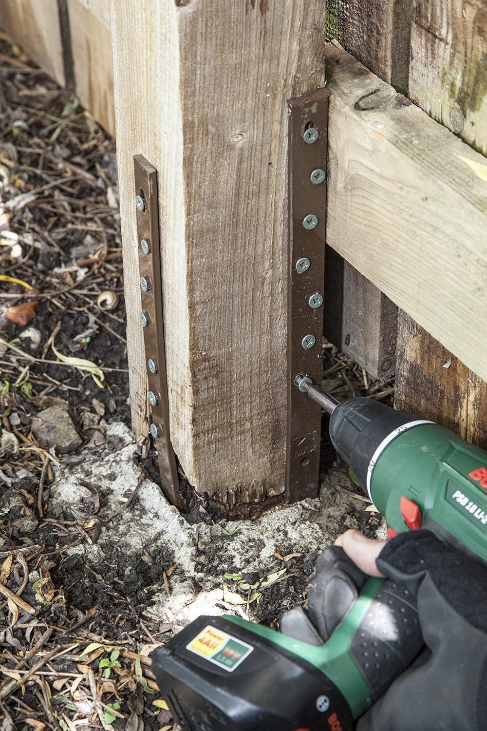 Pack of 6 Fence Post Repair V3483