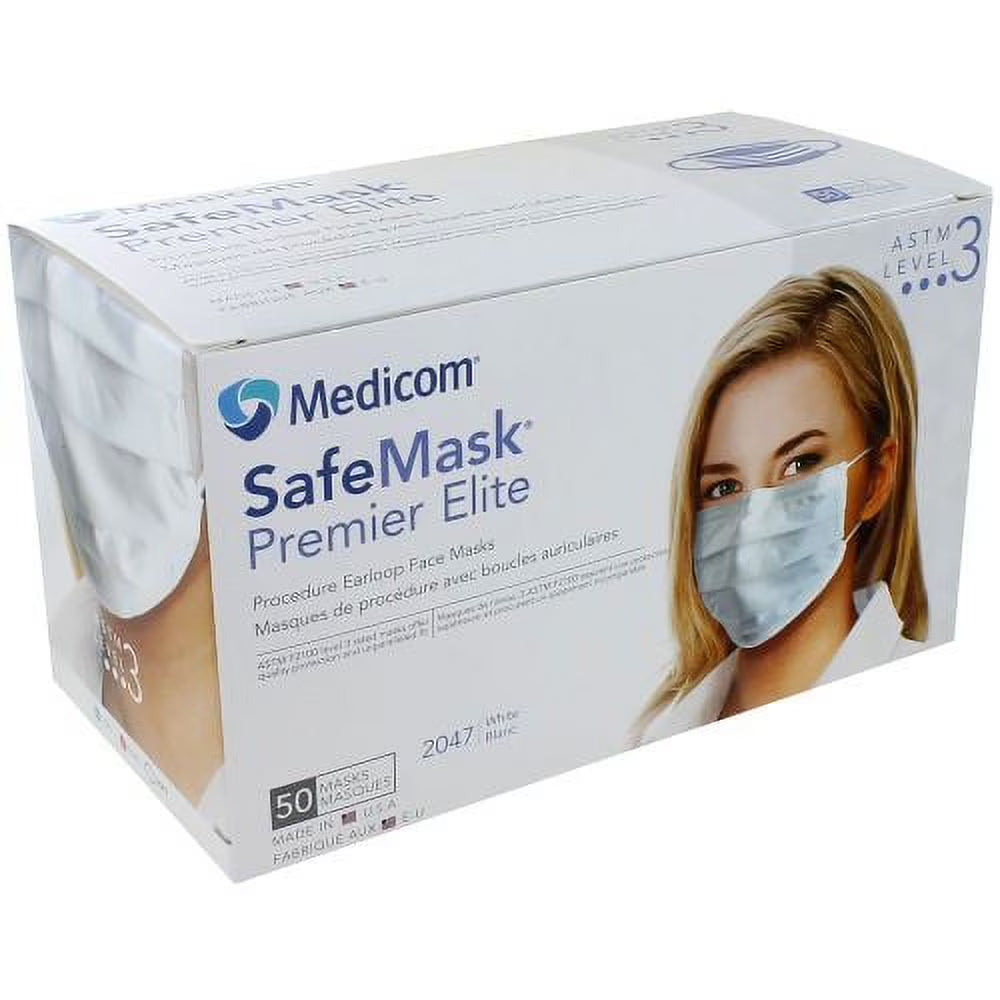 ASTM Level 3 White Face Mask G796