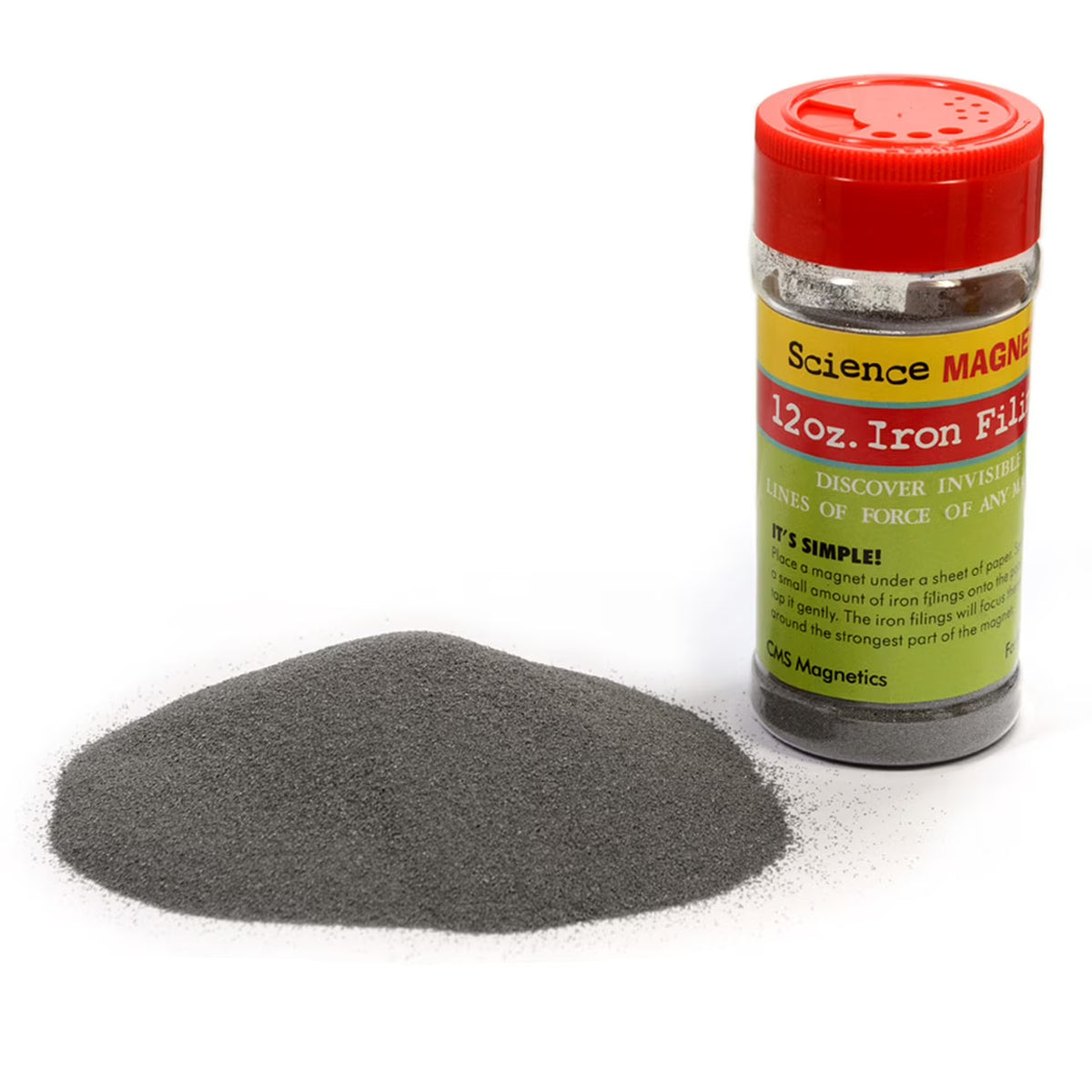12 OZ Industrial Grade Iron Powder with Sprinkler Top Bottle S4940