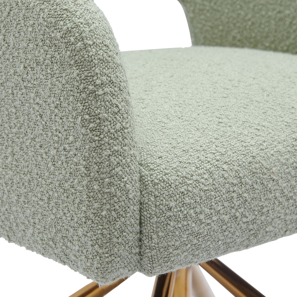 Desert Sage Boucle Accent Arm Chair L966