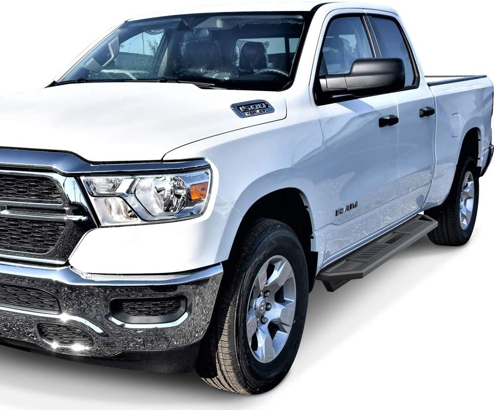 6.5in Aluminum Running Boards for Dodge Ram 1500 Quad Cab C283815