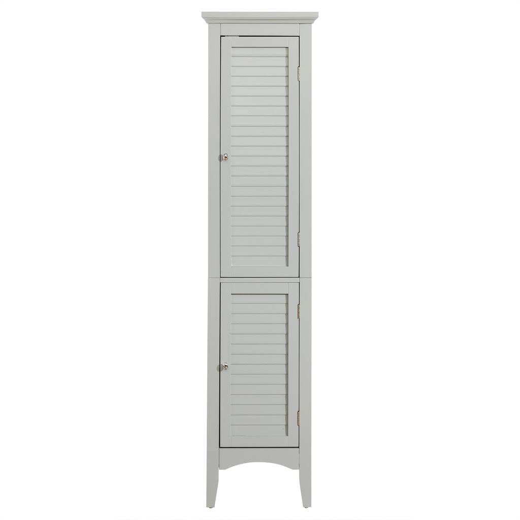 2-Door Linen Tower, Gray U15002