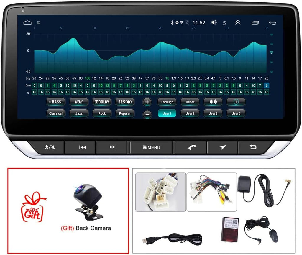10.25inch Touch Screen in-Dash Navigation System with Wireless Carplay Android Auto T433225