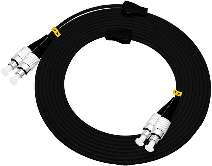 50M LC to LC Outdoor Armored Duplex 9/125 SM Fiber Optic Cable Singlemode G37189