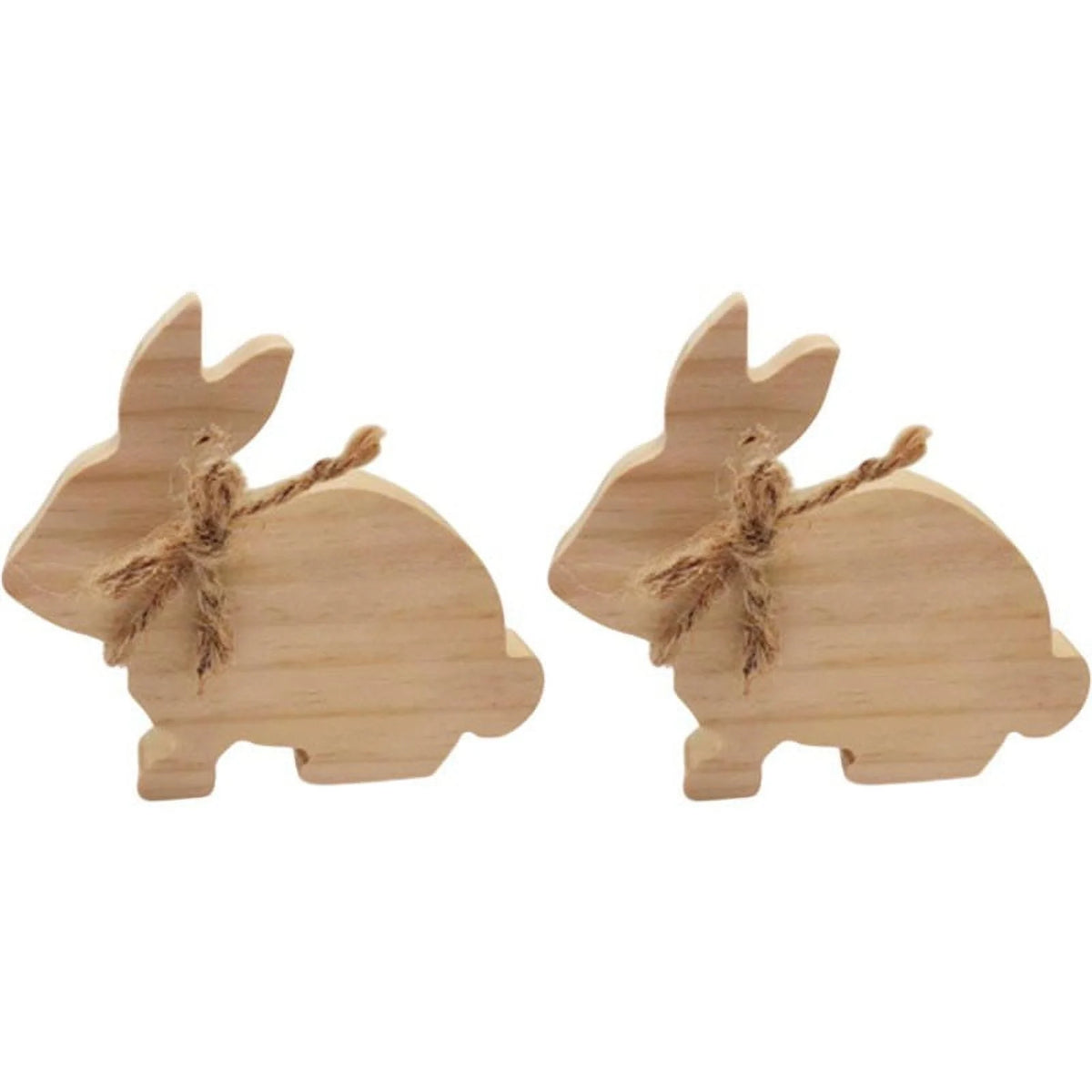 Easter Rabbit Wooden Ornaments R640