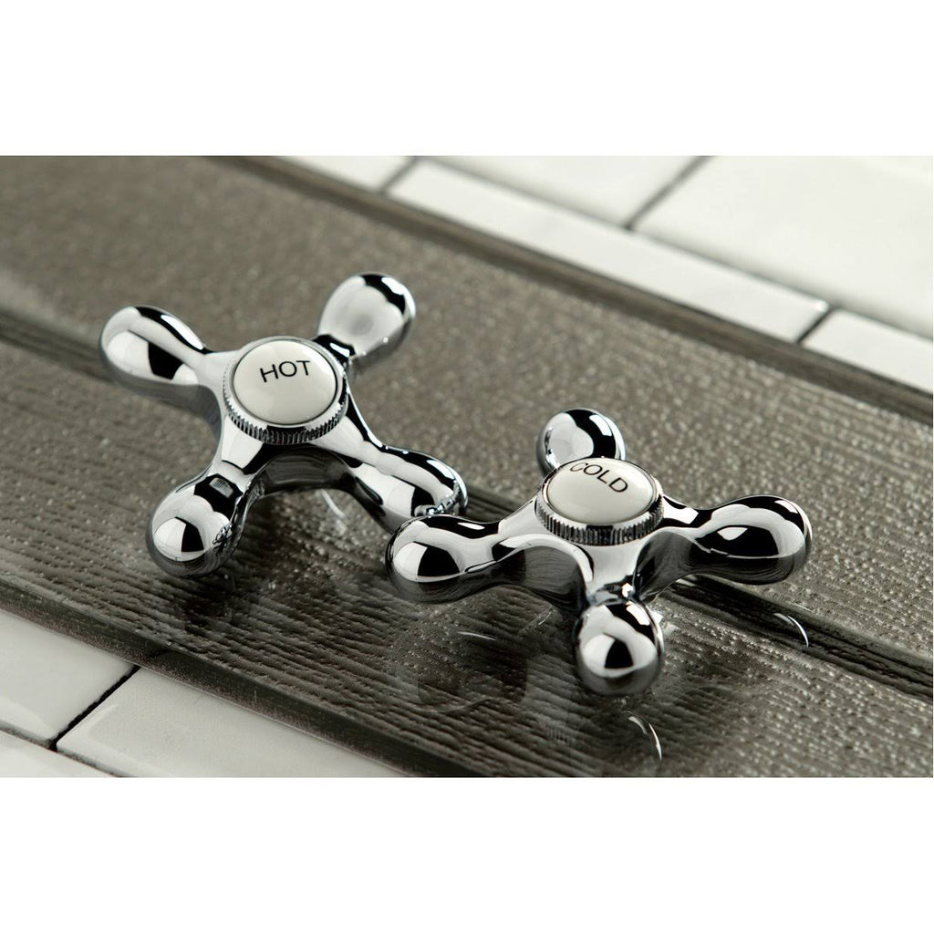 Polished Chrome Wall Mount Bathroom Faucet O392575
