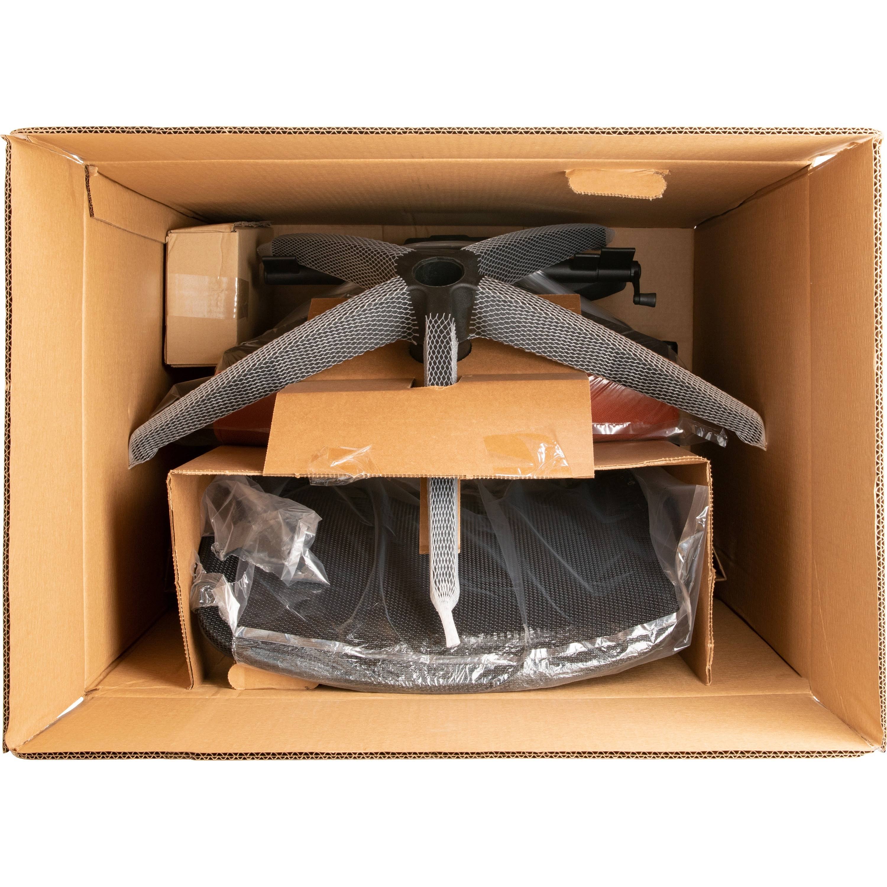 Orange Mesh Back Task Chair Y708559