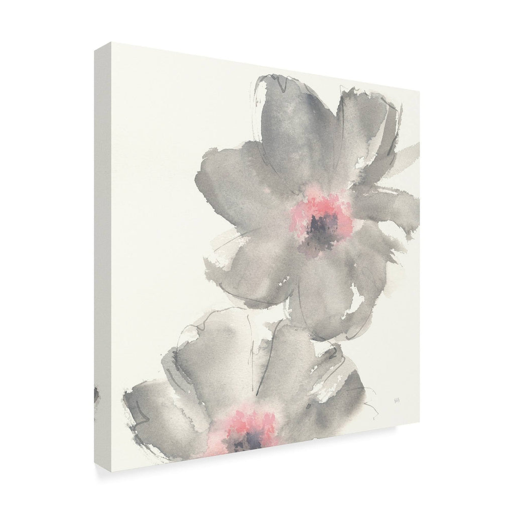 Gray Blush Cosmos Art Print W2059
