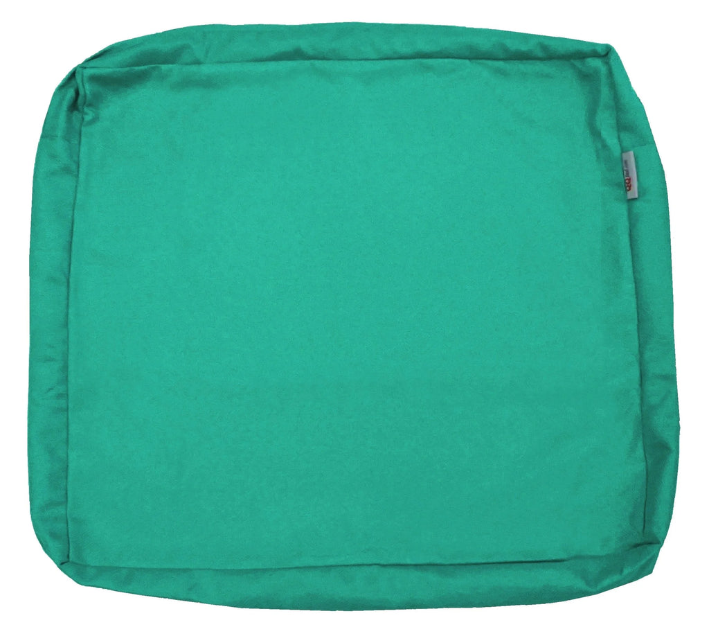 Patio Chair Cushion Pad Cover 24"X22"X4" Peacock W344