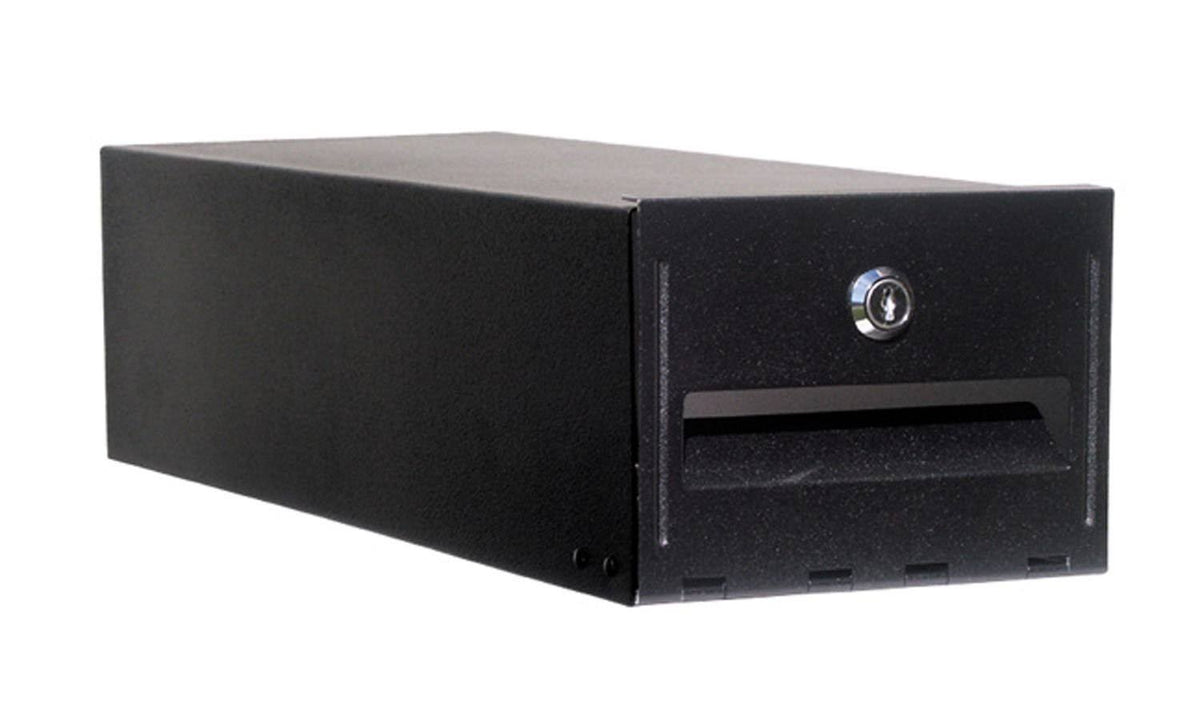 Black Curbside Mailbox with Locking Insert and Mailbox Post O3481