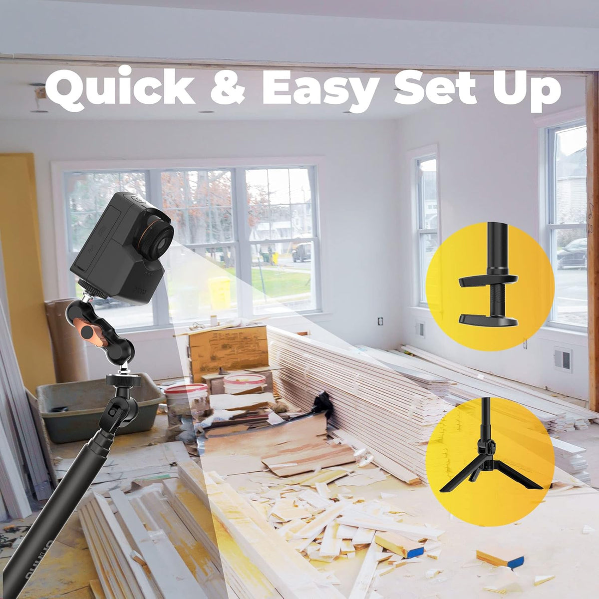 Time Lapse Camera Bundle with Adjustable Narrow-Angle Lens, Full HD 1080p T479552