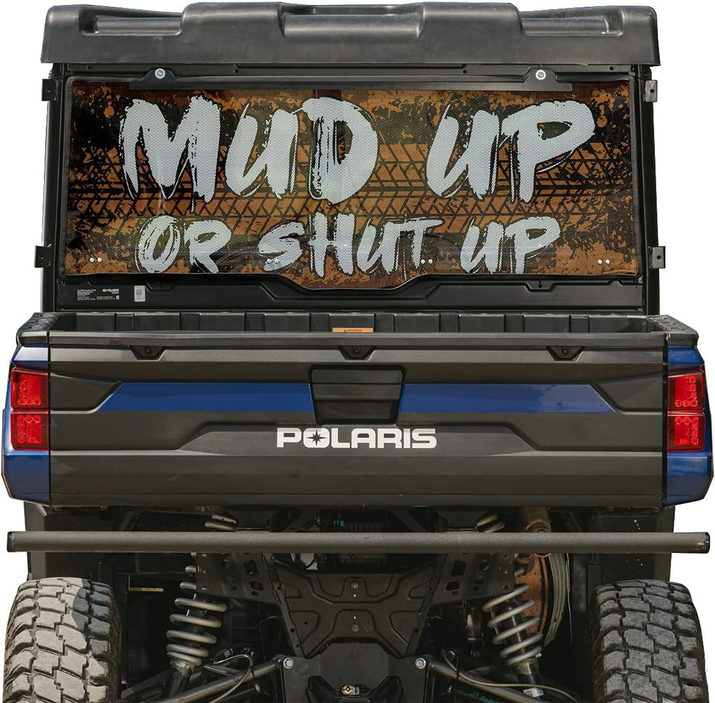 Rear Windshield for Polaris Ranger 900 / Crew, 1/4 Thick Light Tint Polycarbonate A162