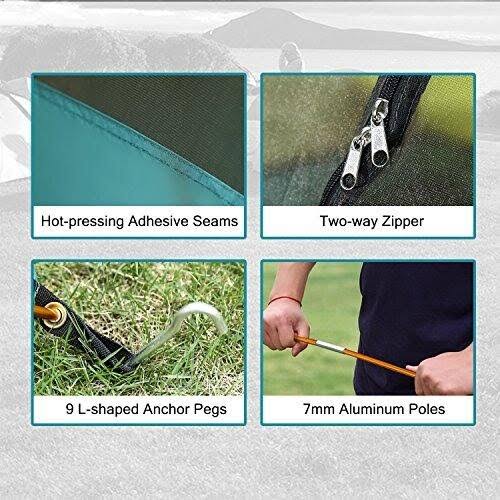 Waterproof Portable Lightweight Single Person Instant Cabin Tent U172