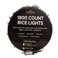 1800 Light 148' Green Wire Warm White Lights V5375