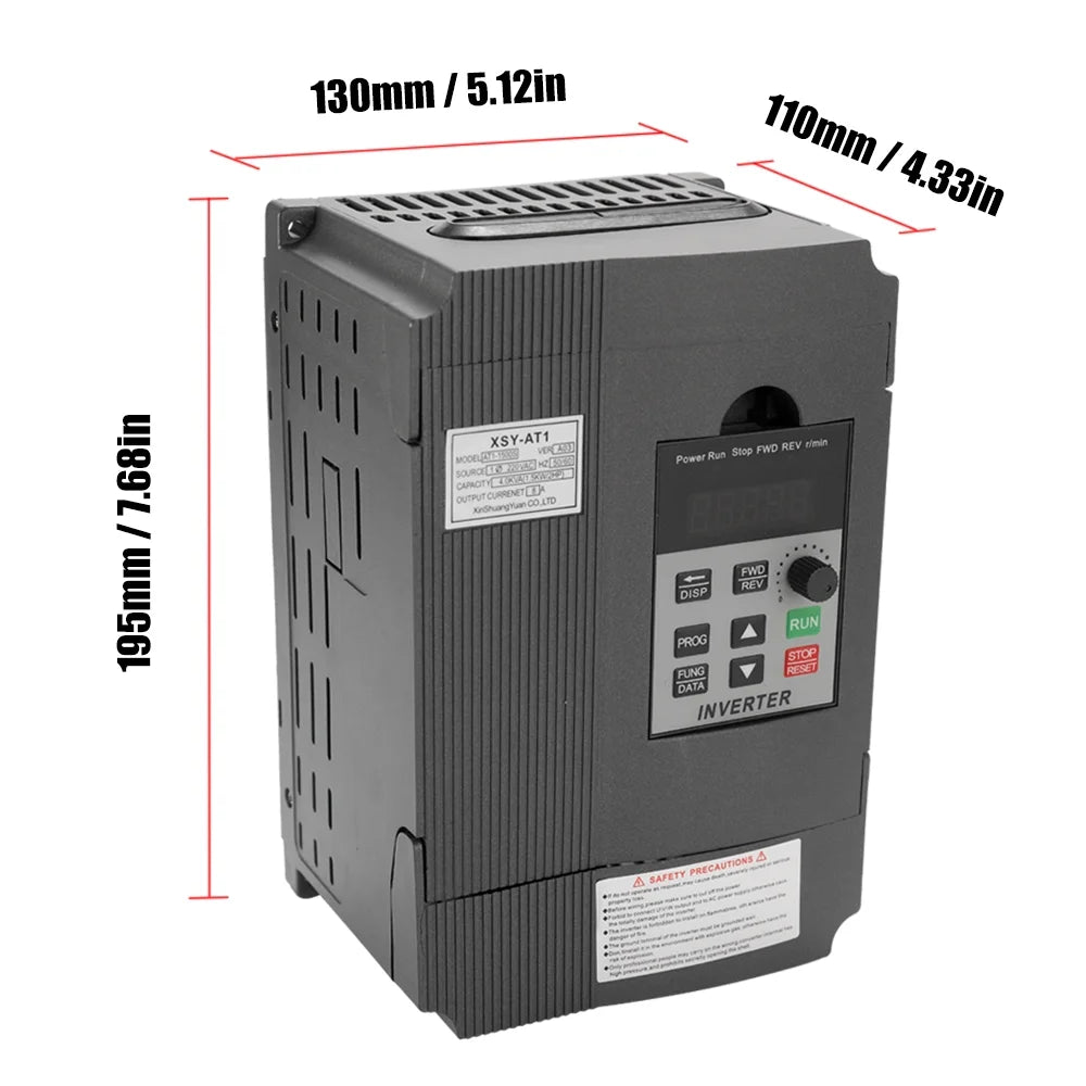 2.2KW 12A 220 V AC Single-Phase Inverter Motor Drive Z856189