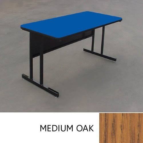 Medium Oak Keyboard Height Work Station C464476