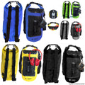10L Waterproof Dry Bag With Mesh Pocket And Handle - Black J1850