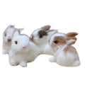 1/4Pcs Simulation Rabbit Plush Bunny Soft Toy Ornament J144270