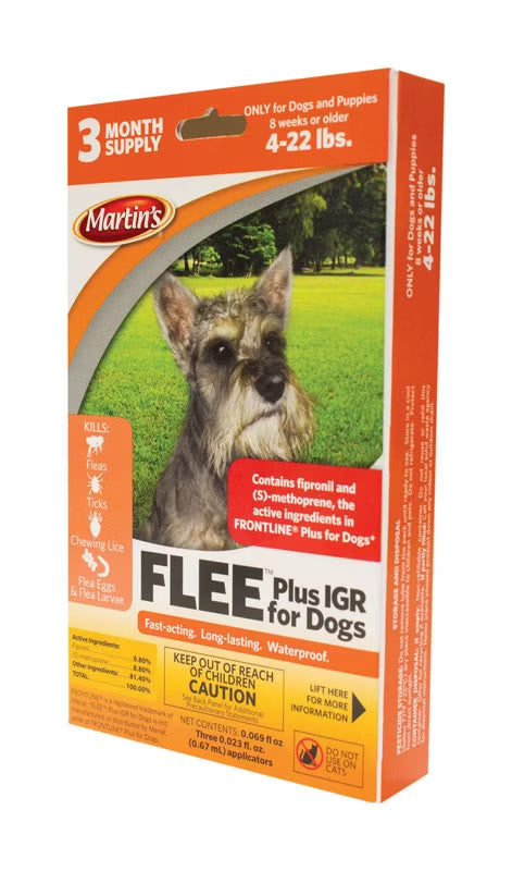 SPOT-ON 6-Pk IGR For Dogs & Puppies (5-22 lbs.) A190577