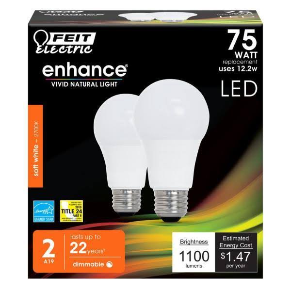 75-Watt Equivalent A19 Dimmable LED Light Bulb G656