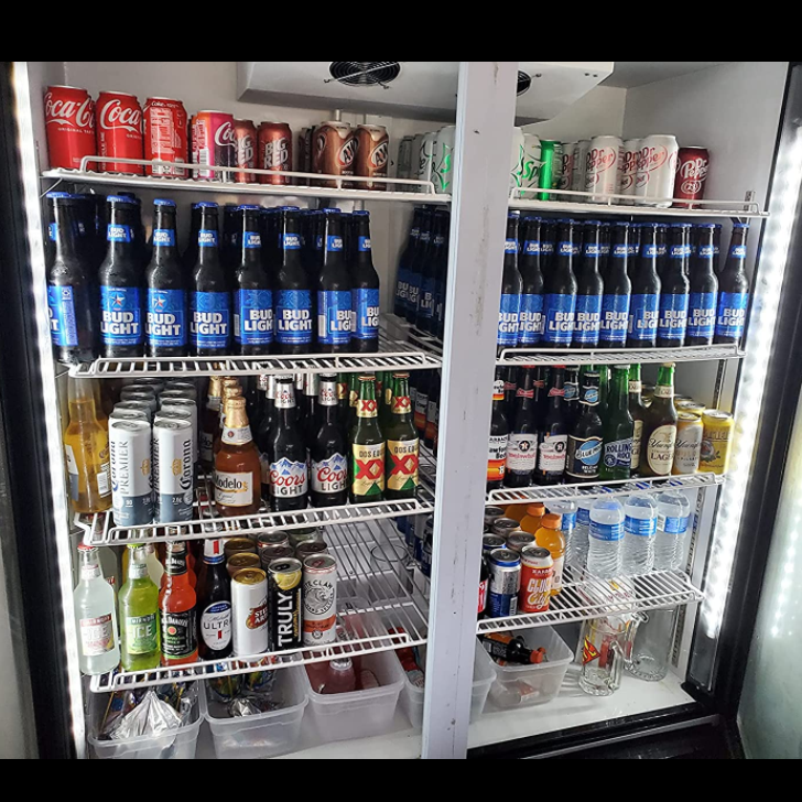 51" Glass Door Merchandiser Refrigerator Beverage Cooler Y37160