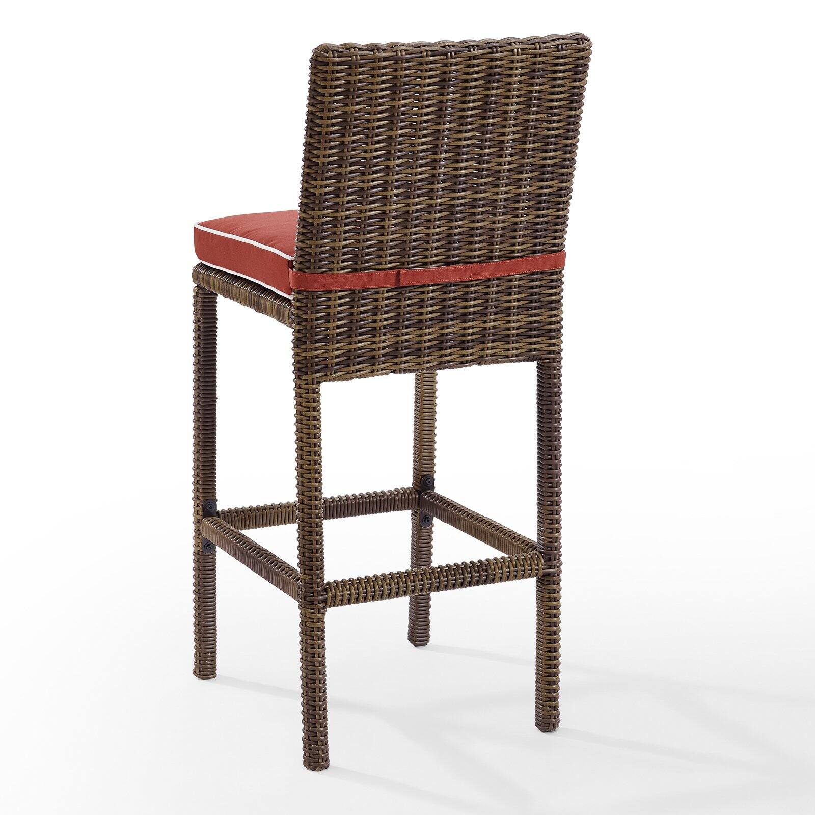 Wicker Patio Bar Stool Set of 2 P7320