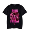 Pink Friday 2 Album Tee Shirt Short Sleeved Hip Hop Tshirt Z999