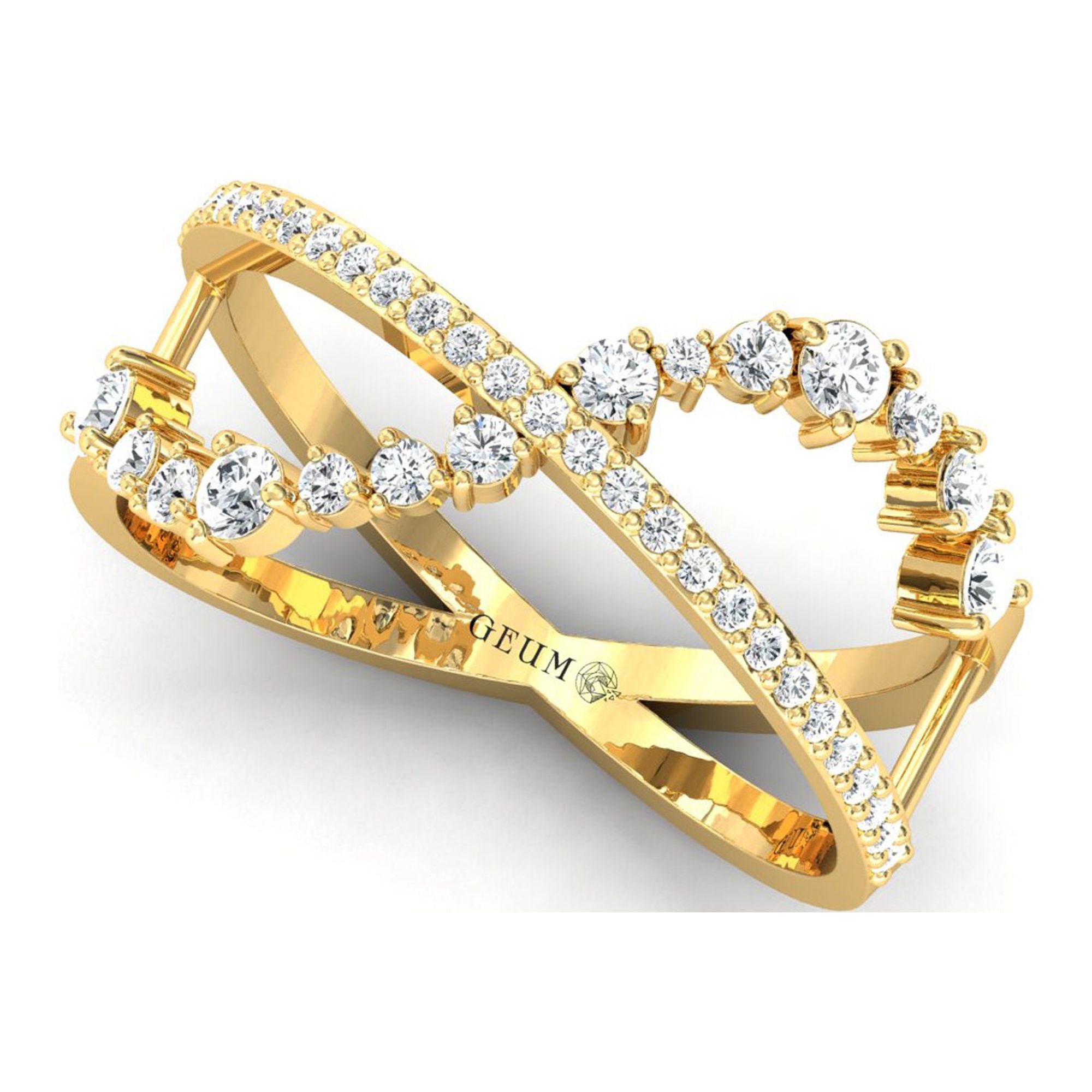14k Yellow Gold Diamond Ring V660091