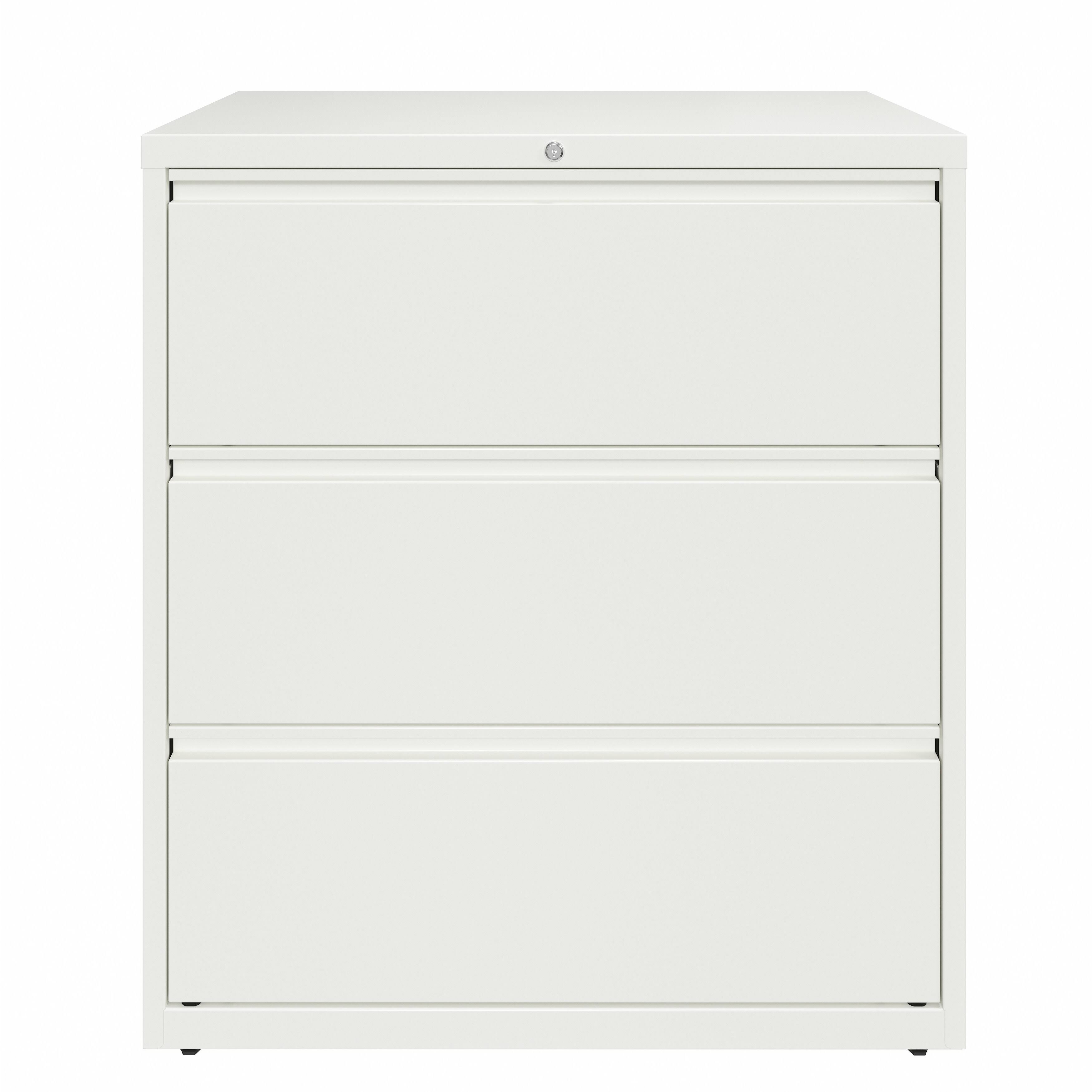 White 3-Drawer Lateral File Cabinet K1363