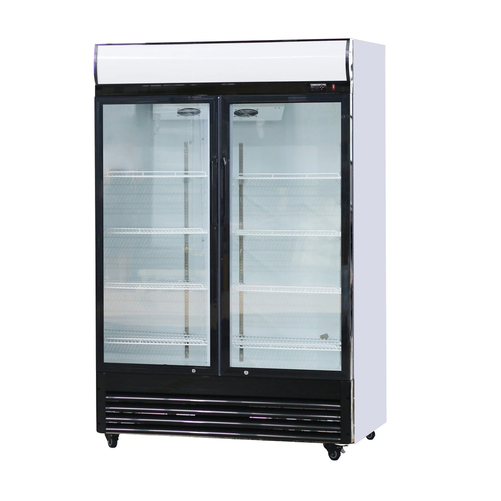 51" Glass Door Merchandiser Refrigerator Beverage Cooler Y37160