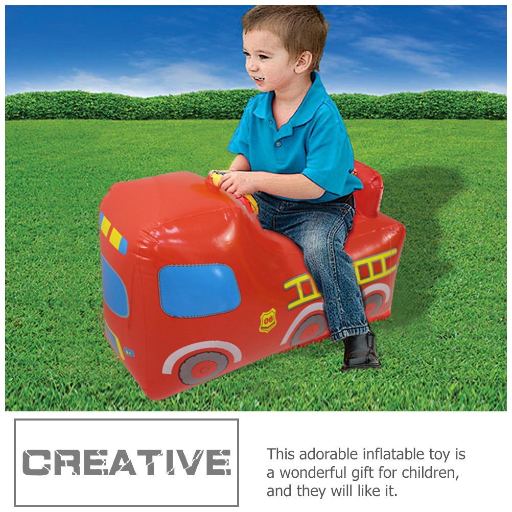 Inflatable Fire Car Kids Toy Z891690