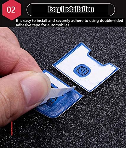 Aluminum Multi-Media Control Button Cover Decal Trim 4 pieces/set (blue) H600