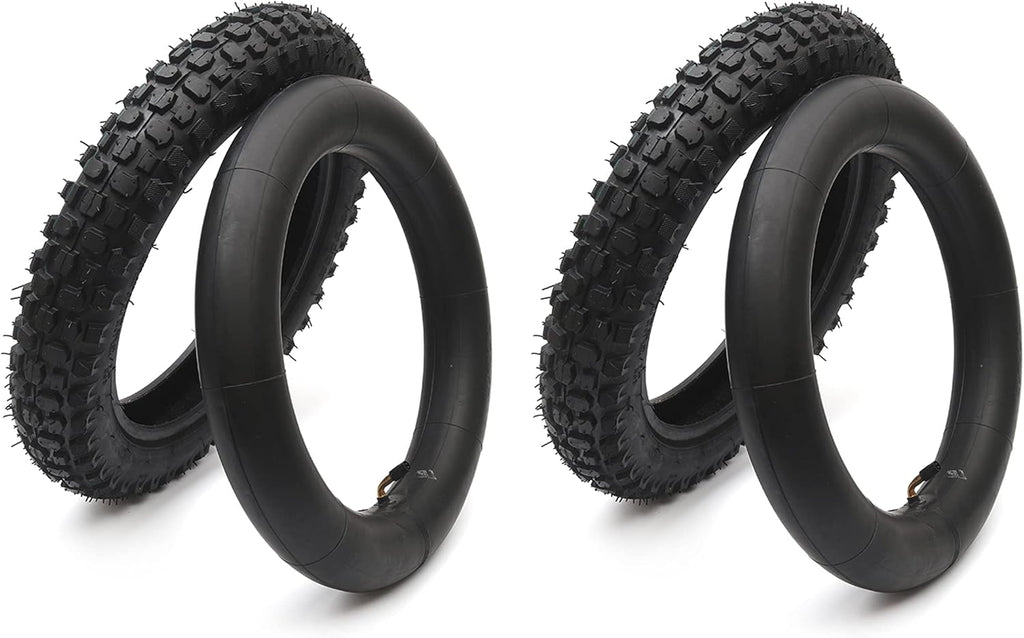 3.00-12 Knobby Motocross Bike Tire and Tube Set with TR87 Valve Stem S400011