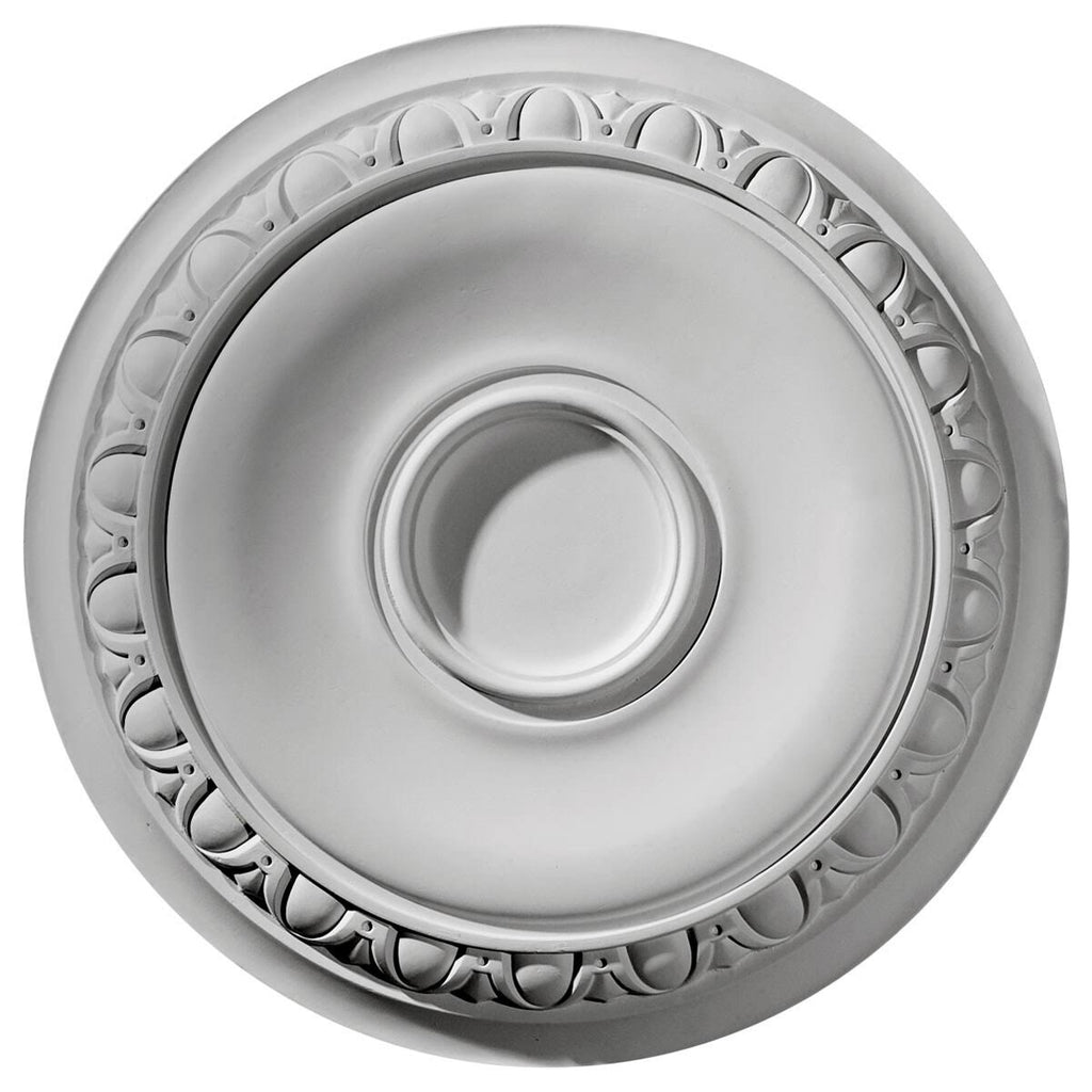 24 1/4x22OD x 1 1/2x22P Ceiling Medallion Brushed Mahogany S872