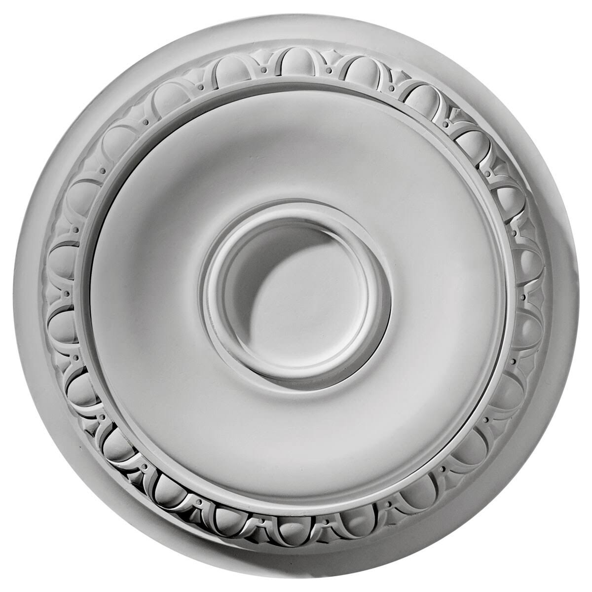 24 1/4x22OD x 1 1/2x22P Ceiling Medallion Brushed Mahogany S872