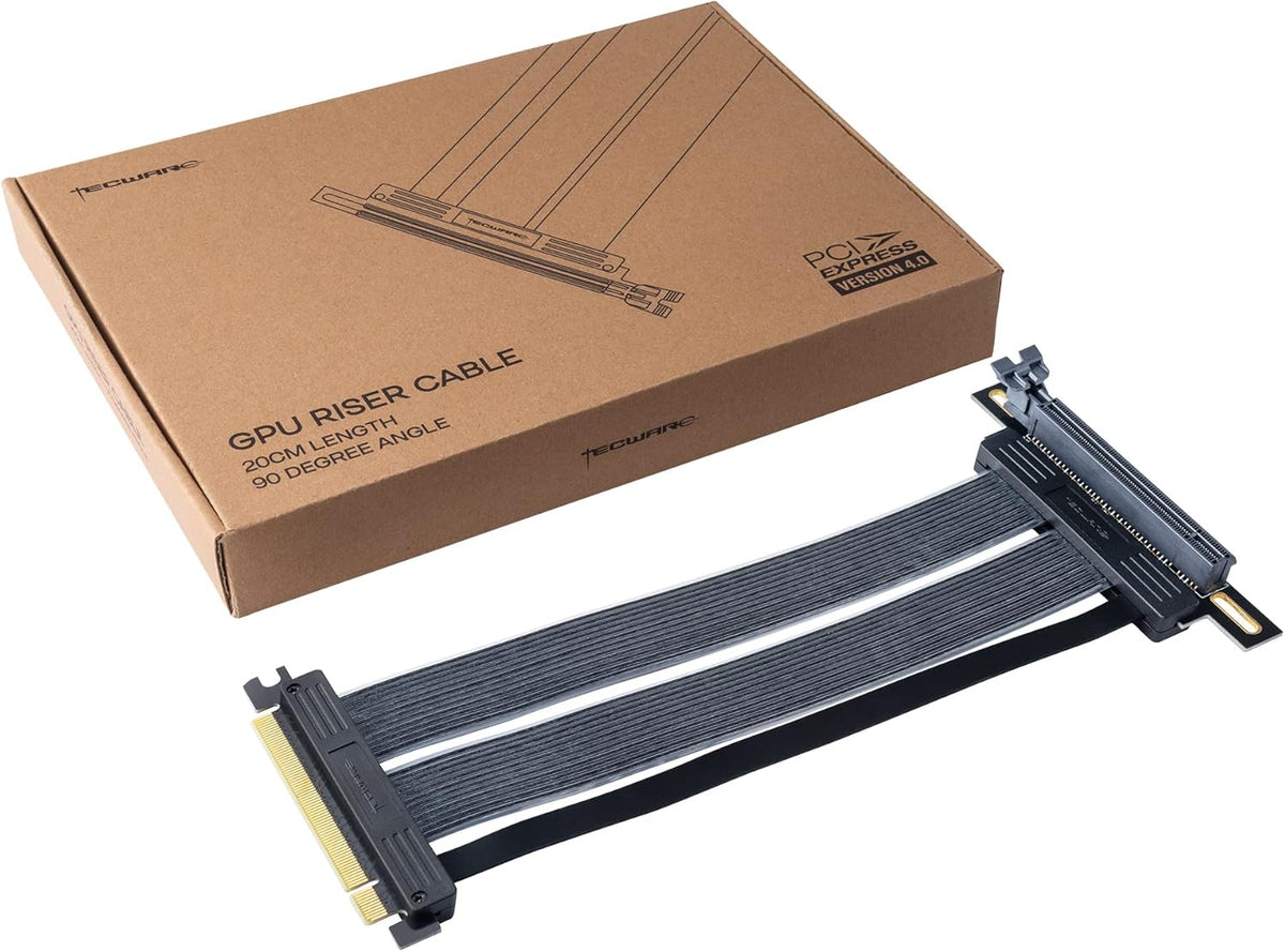 PCIE GEN 4.0 Riser Extension Cable, Right Angle (90 Degree), Pack of 2 D295941