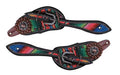 Chocolate Brown Leather Spur Straps W212248