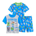 3-piece Poly Pajama Shorts Set Q288349