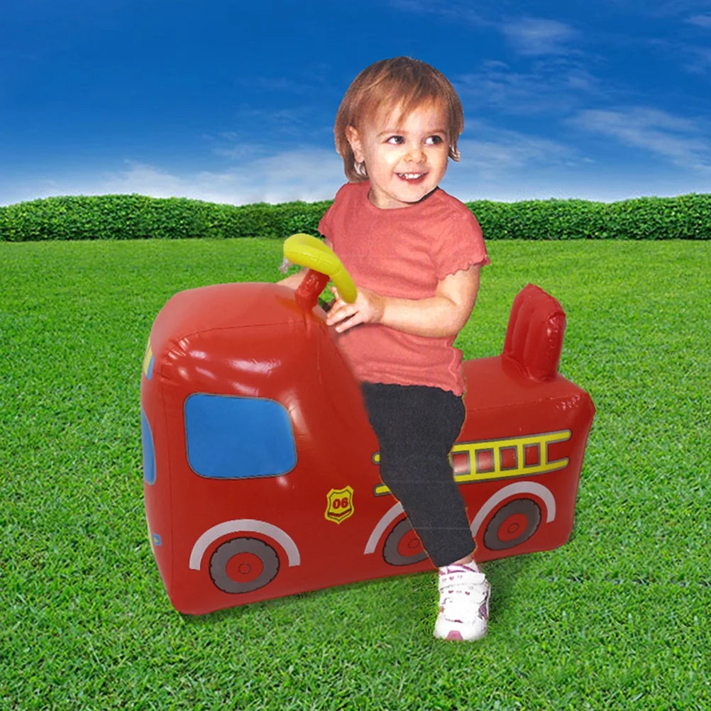 Inflatable Fire Car Kids Toy Z891690