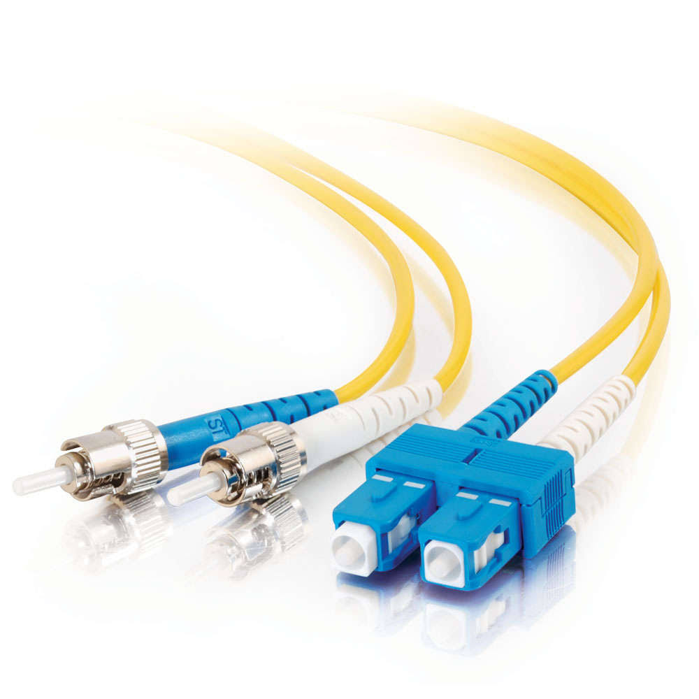 8M SC-ST OS1 Duplex Single-mode Fiber Optic Cable P933356
