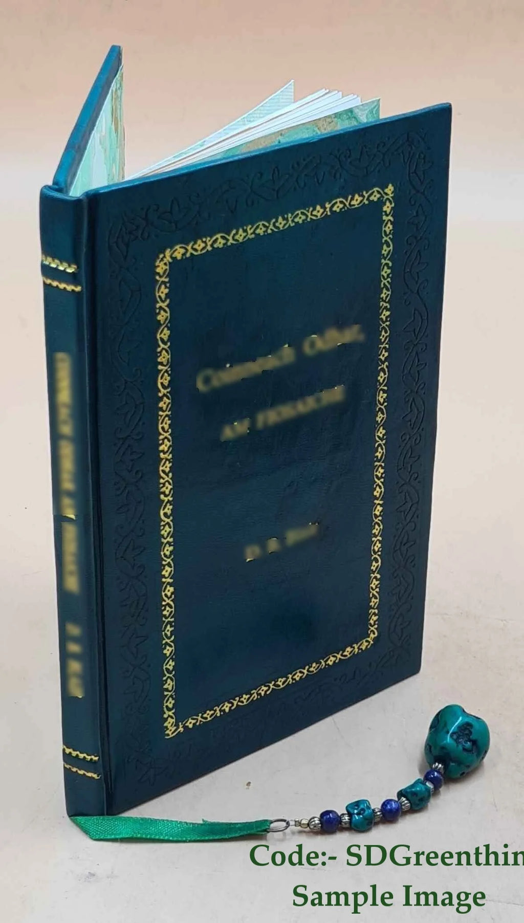 Premium Leather Bound Book W3927
