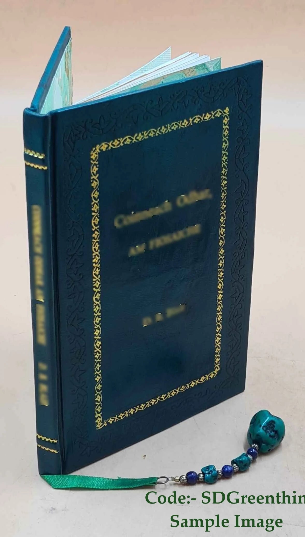 Premium Leather Bound Book W3927