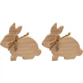 Easter Rabbit Wooden Ornaments R640