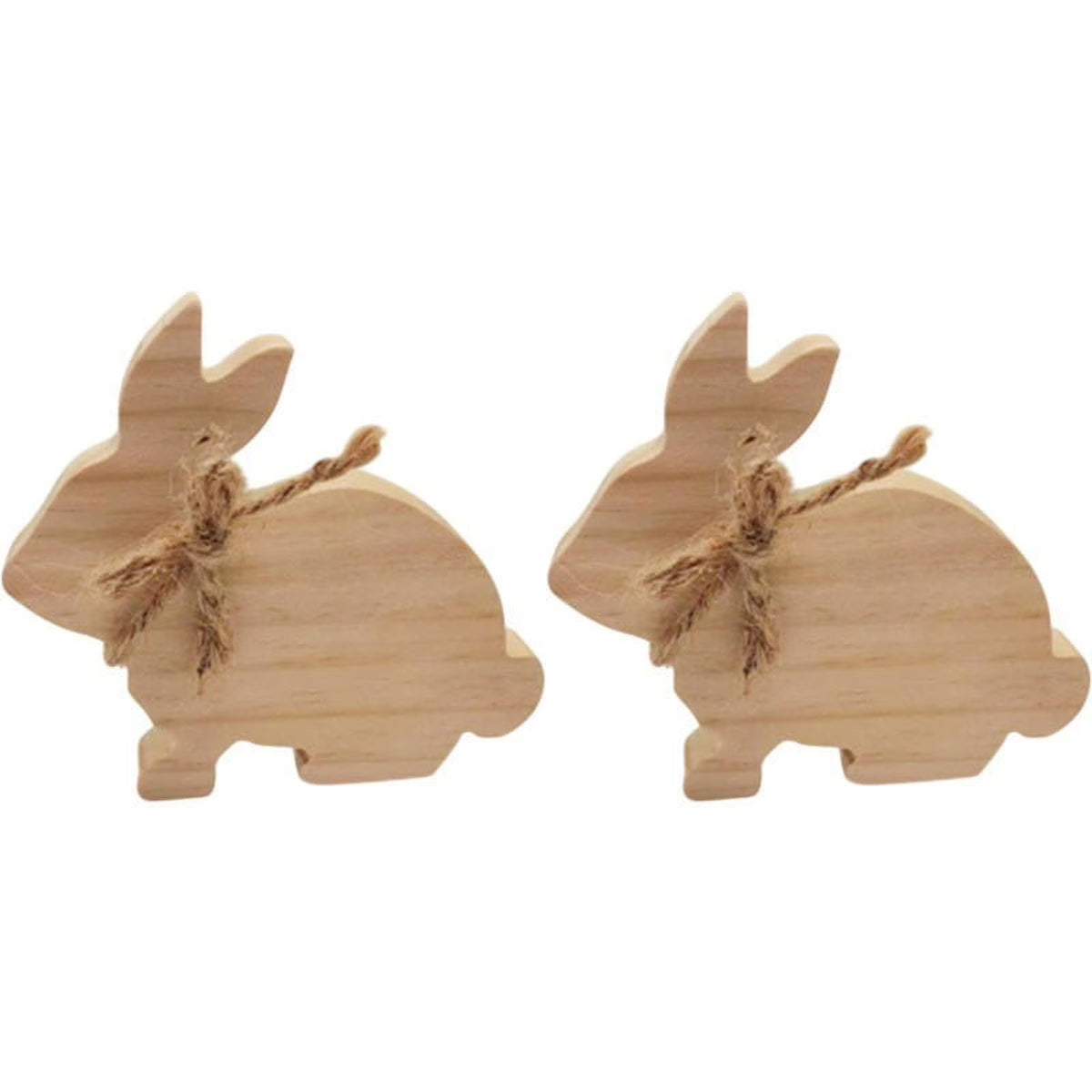 Easter Rabbit Wooden Ornaments R640