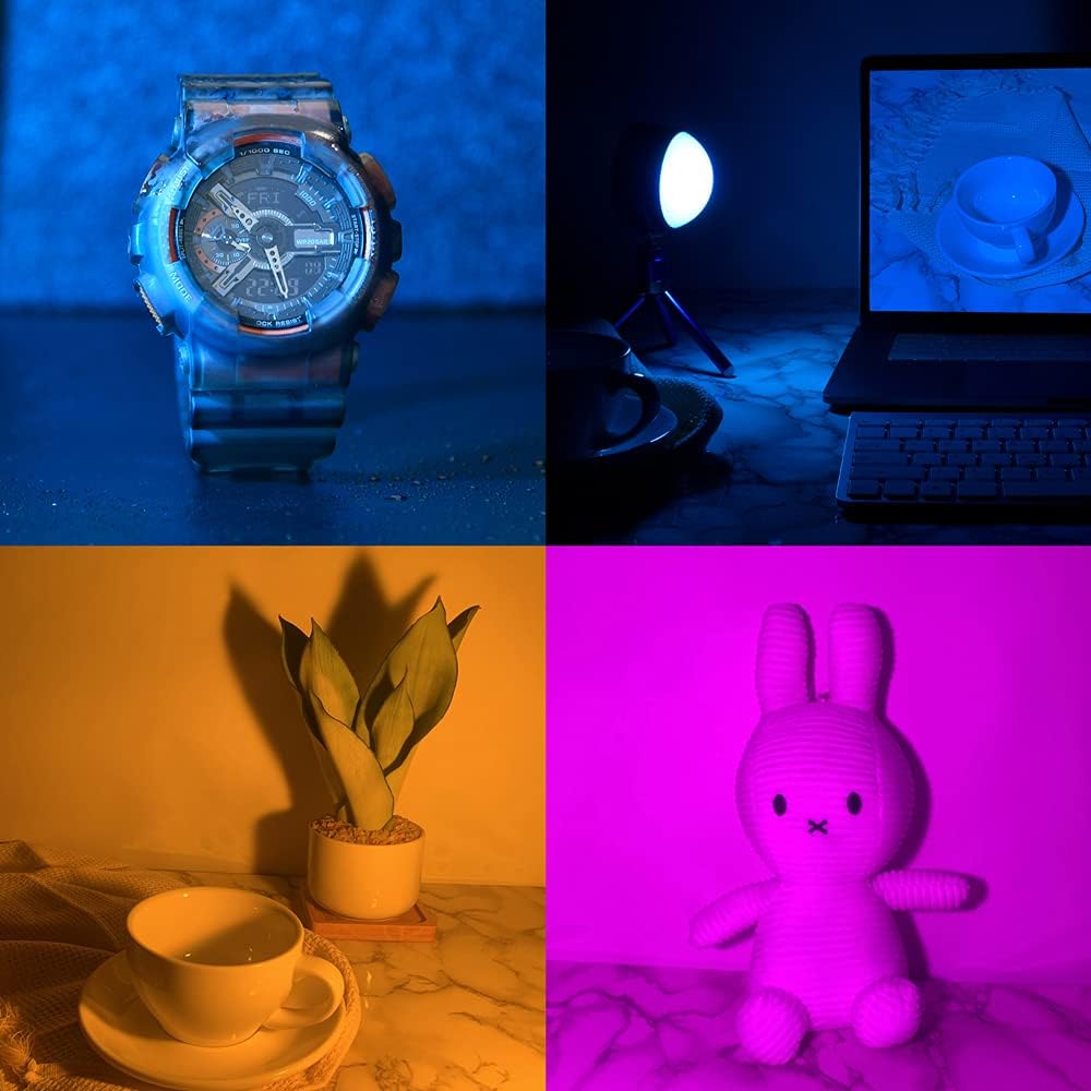 Mini RGB LED Light with APP Control, 2800K-10000K Dimmable Camera Video Lighting X659