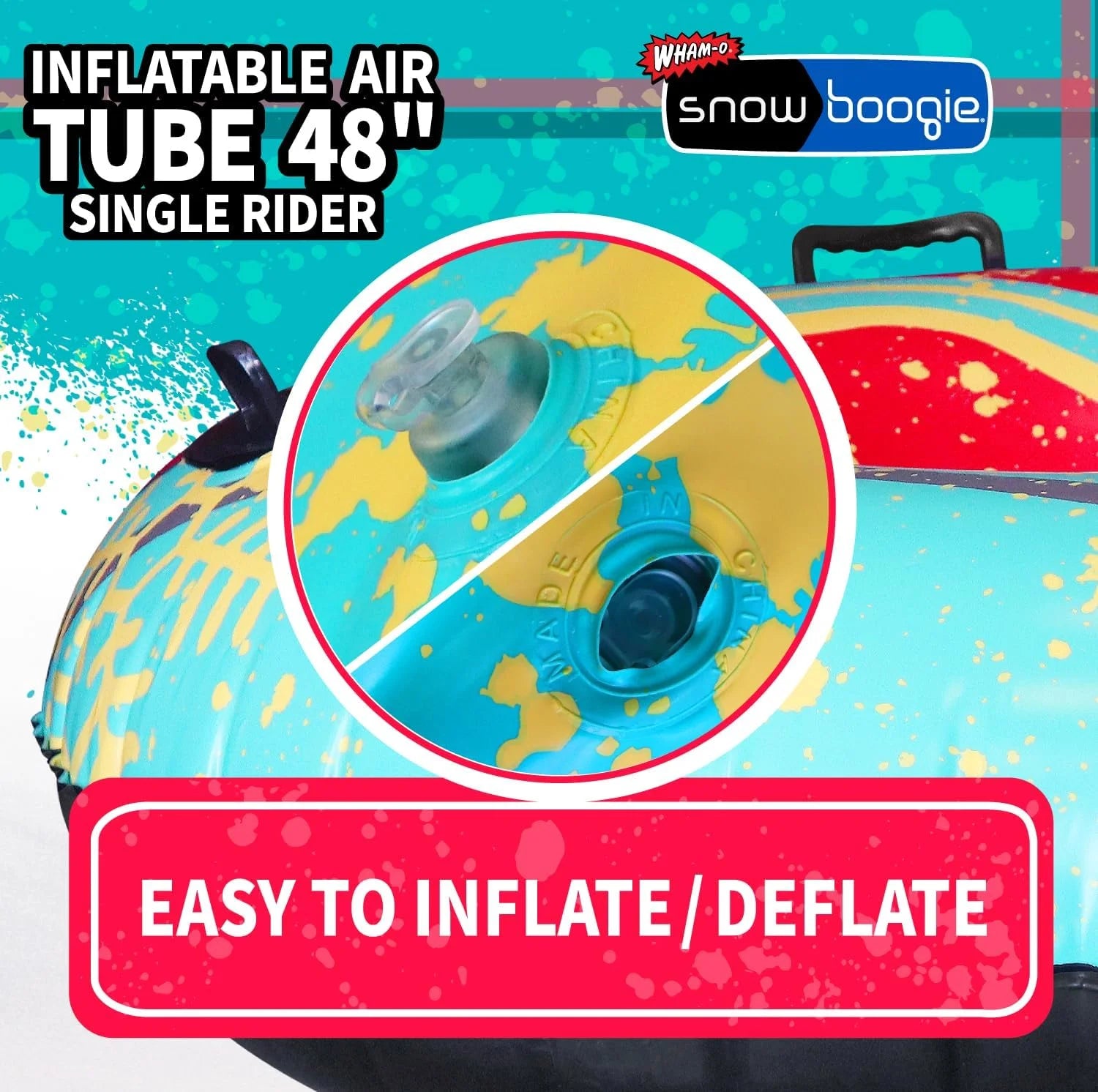 Inflatable Snow Sled with Soft Handles F24631