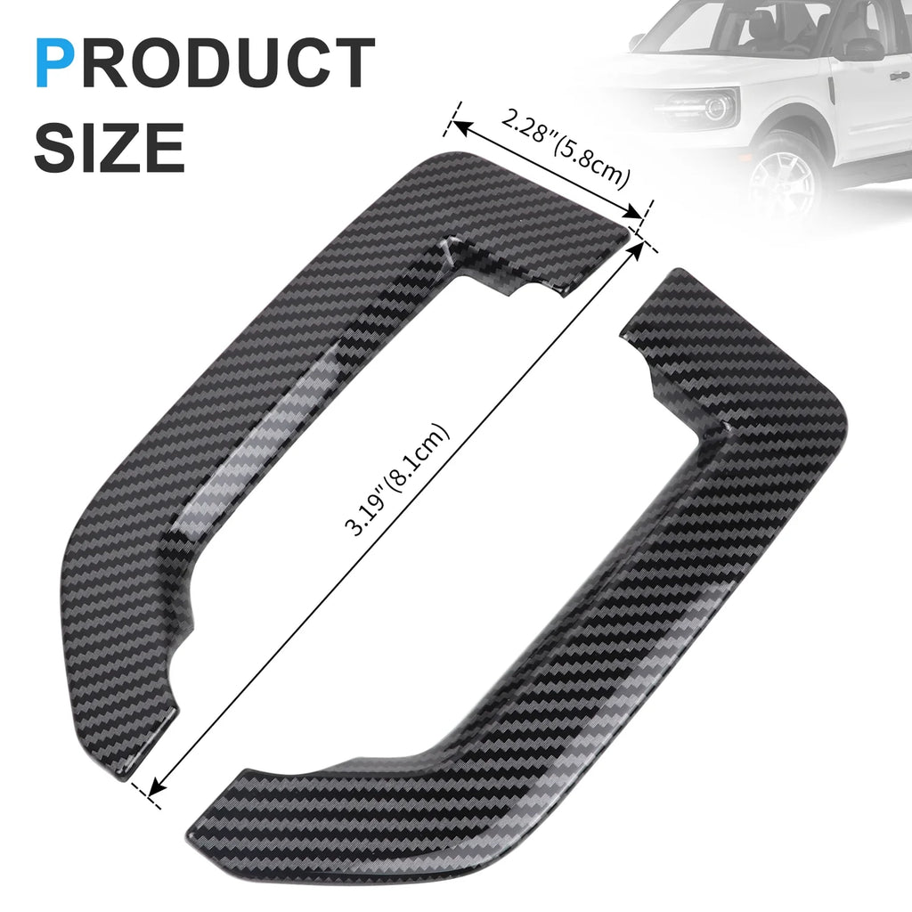 Carbon Fiber Side Fender Vents Trim for Ford Bronco Sport O604282